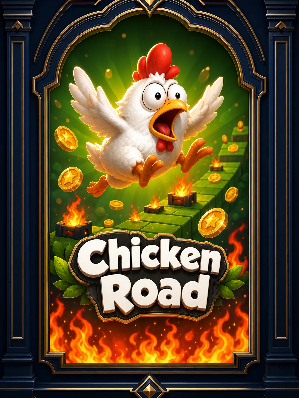 Chicken Road Oyunu - Tavuk Artan Çarpanla Yolu Geçiyor